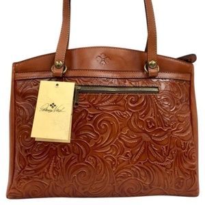 NEW! Patricia Nash Tooled Collection Poppy Tote